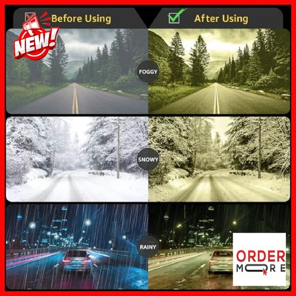 Polarized Night Vision Glasses Anti Glare Driving UV400 Protection Women main image 6